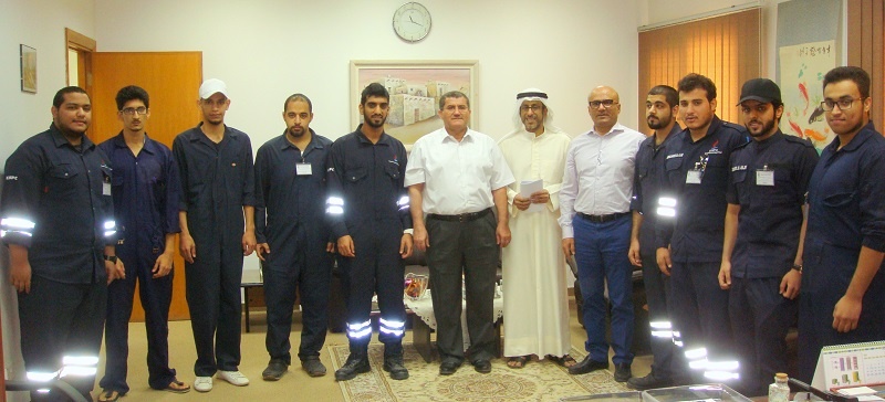 Technical training for Kuwaiti students